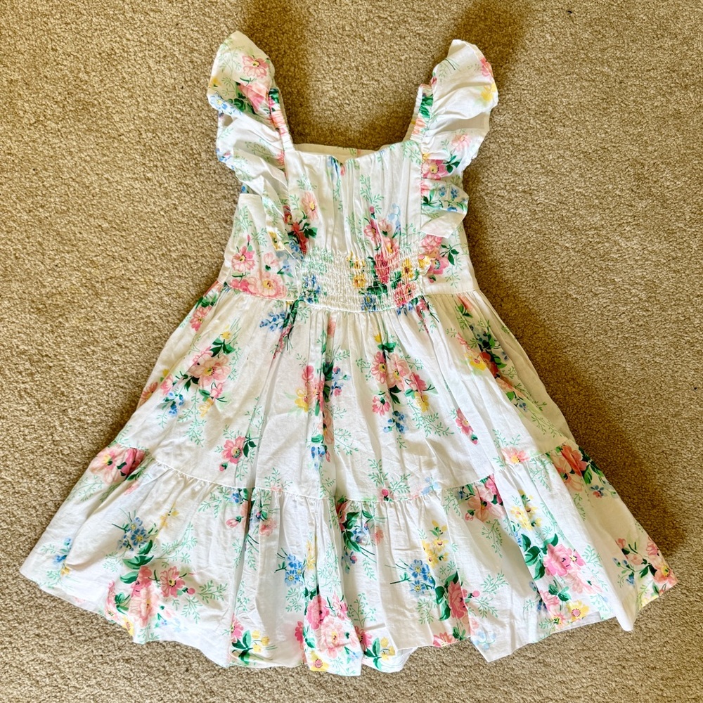 Janie & Jack Floral Flutter dress